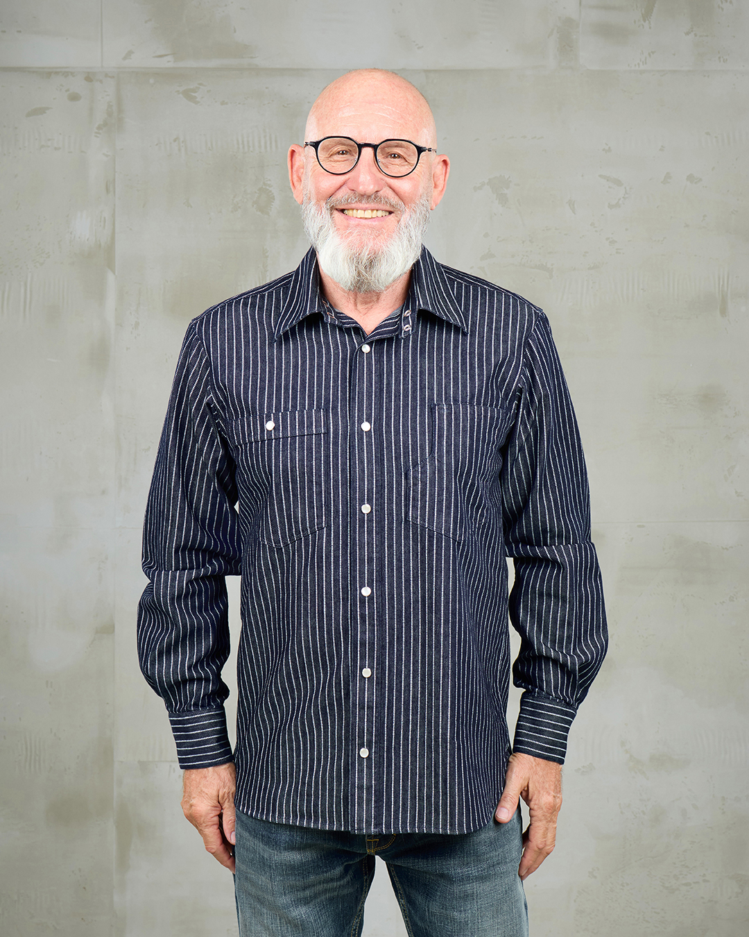 1937 Roamer Shirt Wabash Denim – 1930s Heritage Denim Shirt S-